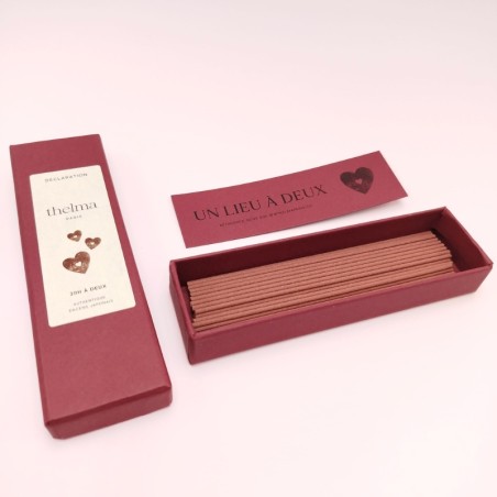 Encens parfumé au bois de rose - boite de 48 bâtons