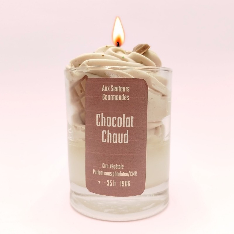 Bougie Chantilly - Chocolat Chaud