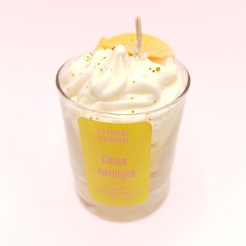 Bougie chantilly - Parfum citron meringué