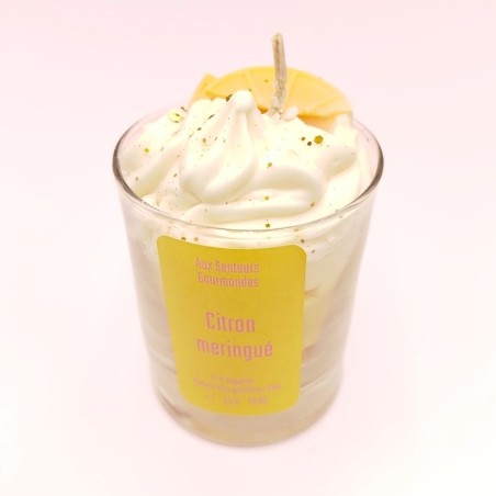 Bougie chantilly - Parfum citron meringué