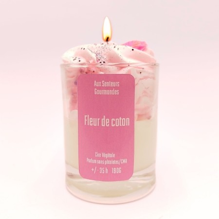 Bougie Chantilly - Parfum Fleur de coton