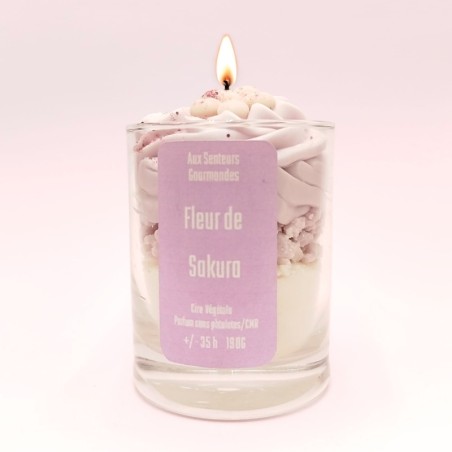 Bougie Chantilly -  Parfum Fleur de Sakura