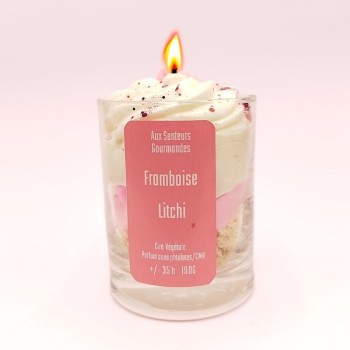 Bougie Chantilly - Framboise Litchi