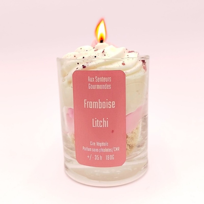 Bougie Chantilly - Framboise Litchi