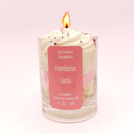 Bougie Chantilly - Framboise Litchi