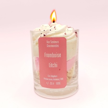 Bougie Chantilly - Framboise Litchi