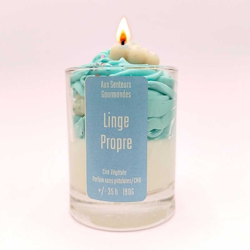 Bougie Chantilly - Parfum Linge propre