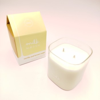 Bougie Milk - Parfum Vanille et Sucre Brun