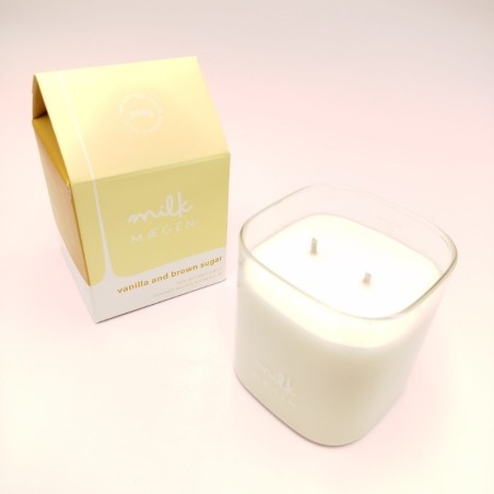 Bougie Milk - Parfum Vanille et Sucre Brun