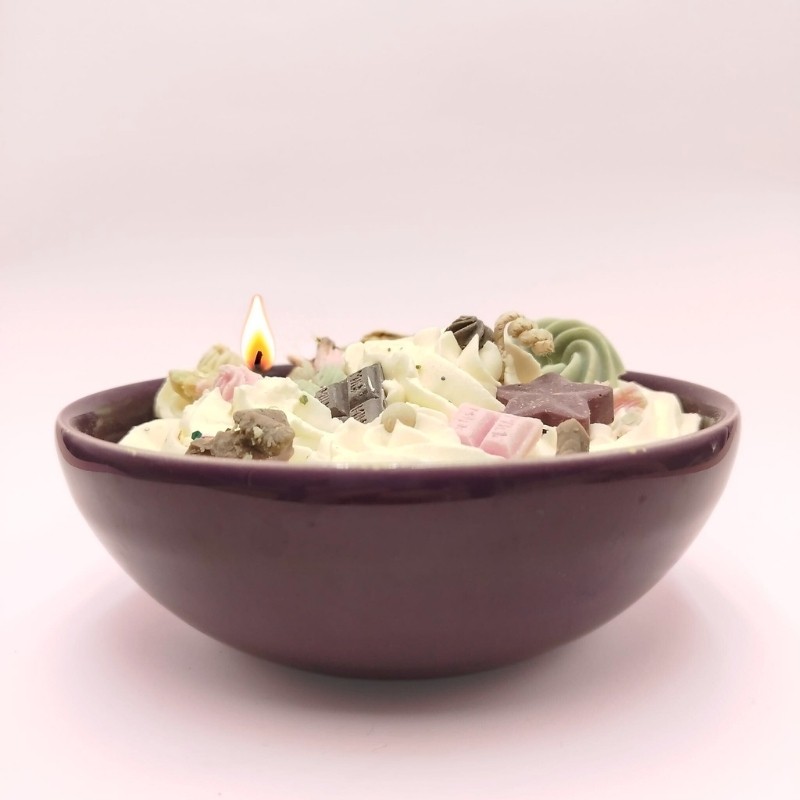 Bougie Dessert Gourmand - Parfum Cookies Chocolat Bougie Dessert Gourmand - Parfum Cookies Chocolat