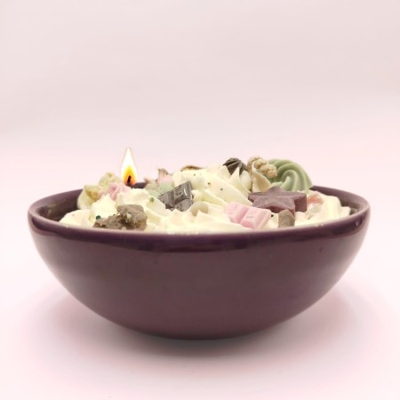 Bougie dessert gourmand - Parfum cookies chocolat