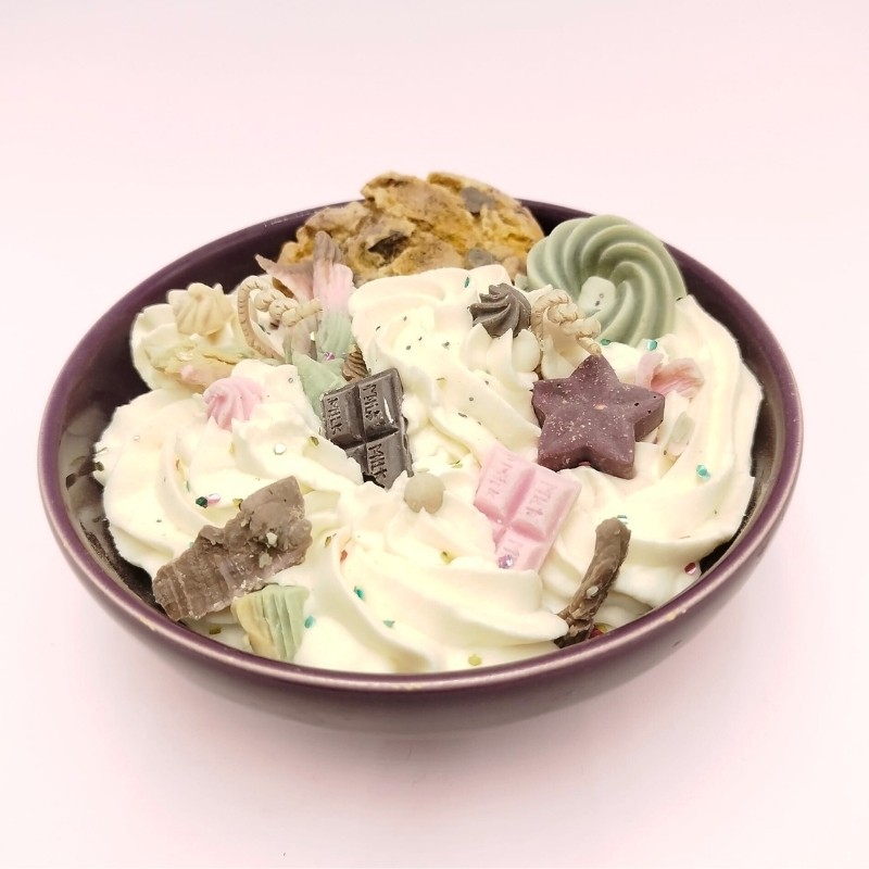 Bougie Dessert Gourmand - Parfum Cookies Chocolat Bougie Dessert Gourmand - Parfum Cookies Chocolat