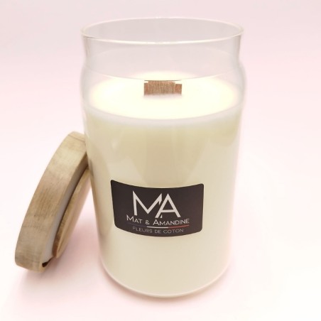 Bougie classique - Grande Jarre - Parfum fleur de coton
