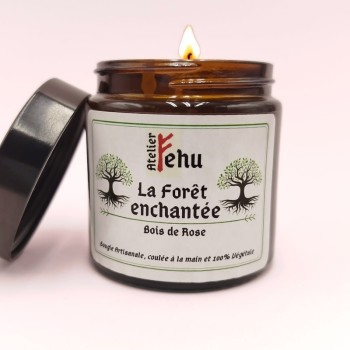 Bougie Classique Forêt Enchantée - Parfum Bois de rose