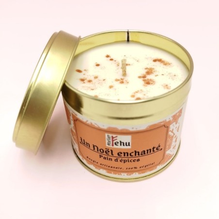 Bougie Classique Noël Enchantée - Parfum Pain d'Épices