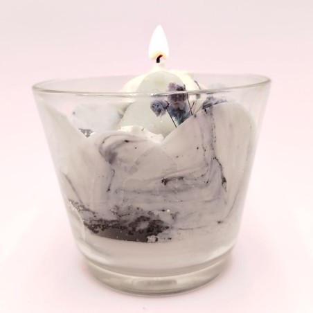 Bougie pingouin - Parfum fleur de lin