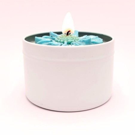 Bougie Marguerite - Parfum Muffin Myrtilles