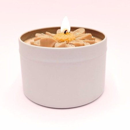 Bougie Marguerite - Parfum Madeleine gourmande