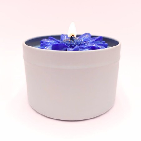 Bougie Marguerite - Parfum Pomme/Miel, Pêche & Musc