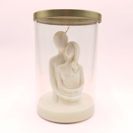 Bougie Promesse éternelle - Parfum poudre de riz
