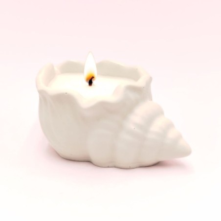 Bougie Décorative Coquillage  - Parfum Citronnelle