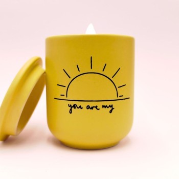Bougie You are My Sunshine - Parfum Basilic & Concombre