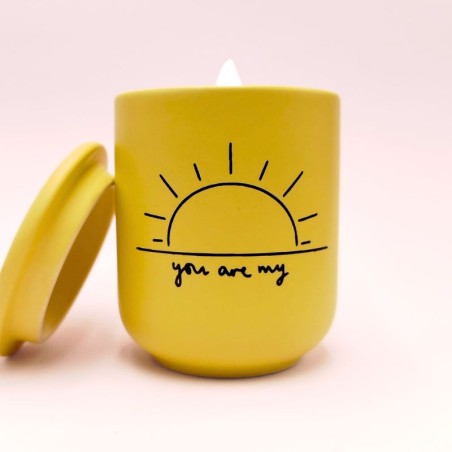 Bougie You are My Sunshine - Parfum Basilic & Concombre
