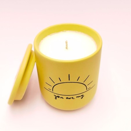 Bougie You are My Sunshine - Parfum Basilic & Concombre