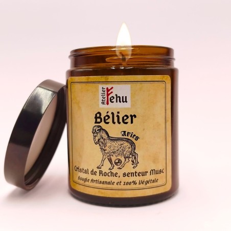 Bougie Astrologique Bélier - Musc