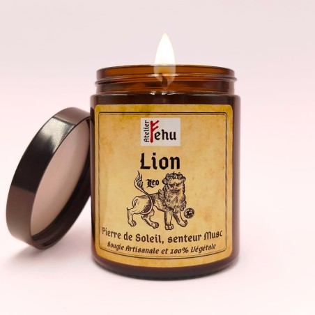 Bougie Astrologique Lion -  Musc