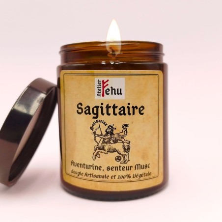 Bougie Astrologique Sagittaire - Parfum Musc