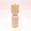 Bougie Décorative Louise - Sans Parfum - Rose Bougie Décorative Louise - Sans Parfum - Rose