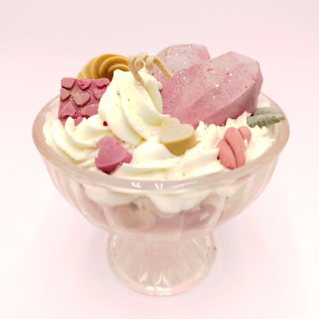 Bougie bijou surprise - Parfum pomme d'amour