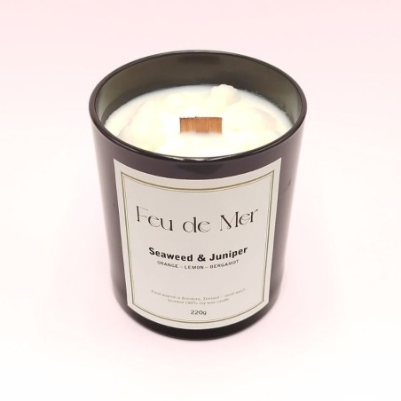 Bougie parfumée - Parfum algues & genévrier