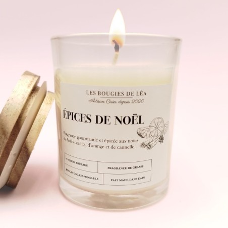 Bougie Classique -  Épices de Noël