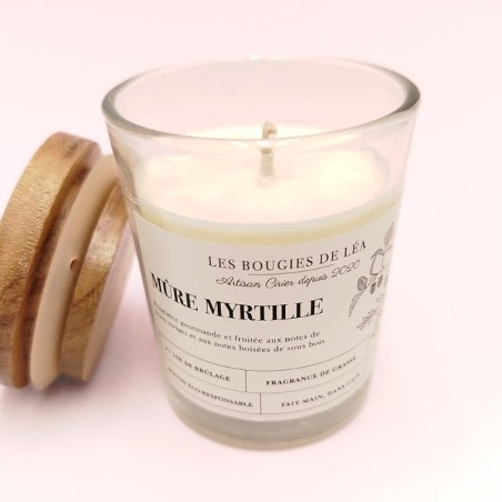 Petite Bougie classique - Parfum mûre & myrtille