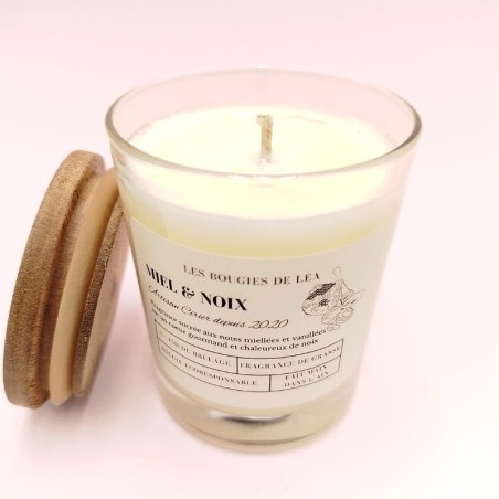 Petite Bougie classique - Parfum miel et noix