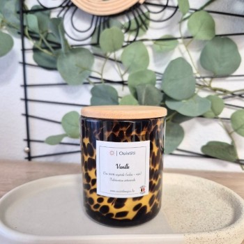 Bougie Classique Léopard - Parfum Vanille