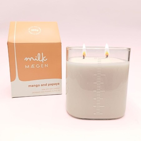 Bougie Milk - Parfum Mangue & Papaye