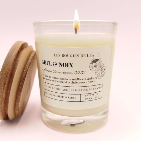 Bougie Classique - Parfum Miel et Noix