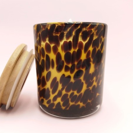 Bougie Classique Léopard - Parfumée à la Vanille