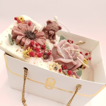 Bougie Sac à Main - Parfum Joli Coquelicot (Stocks LIMITÉS)