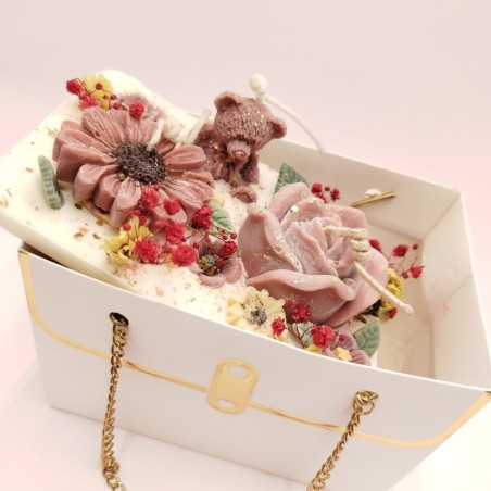 Bougie Sac à Main - Parfum Joli Coquelicot (Stocks LIMITÉS)