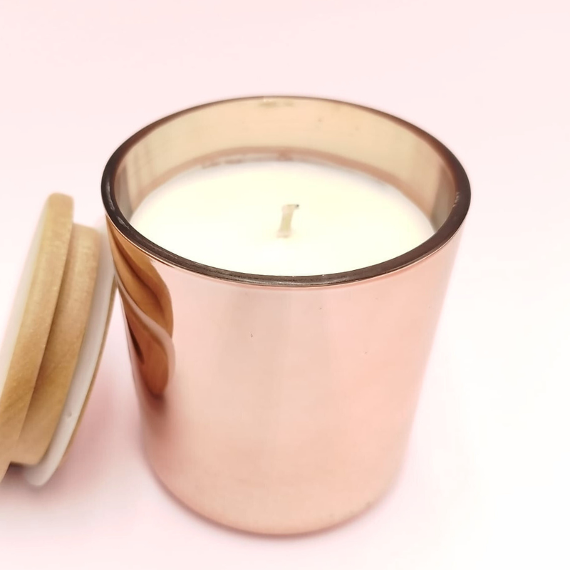 Bougie Classique Rose Gold - Parfum Fleur de Coton