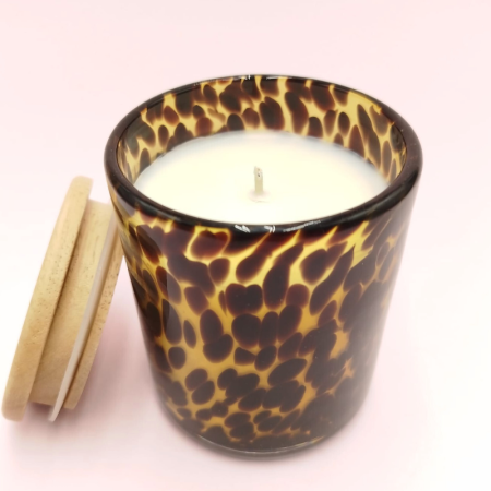Bougie Classique Léopard - Parfumée à la Vanille