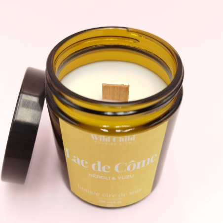 Bougie naturelle - Lac de Come - Parfum Néroli & Yuzu