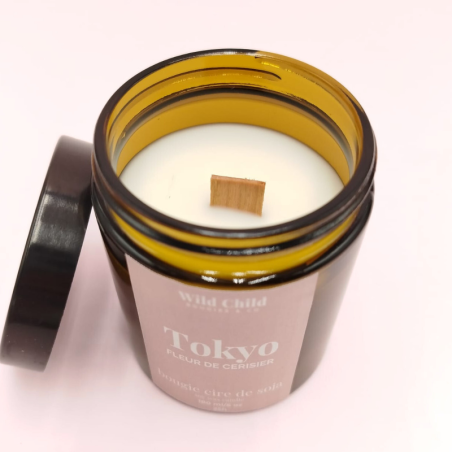 Bougie naturelle TOKYO - Parfum Fleur de cerisier