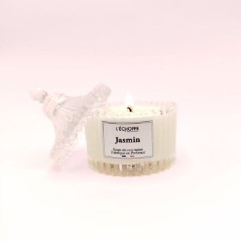 Bougie bonbonnière cirque - Parfum jasmin