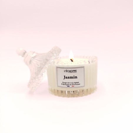 Bougie bonbonnière cirque - Parfum jasmin