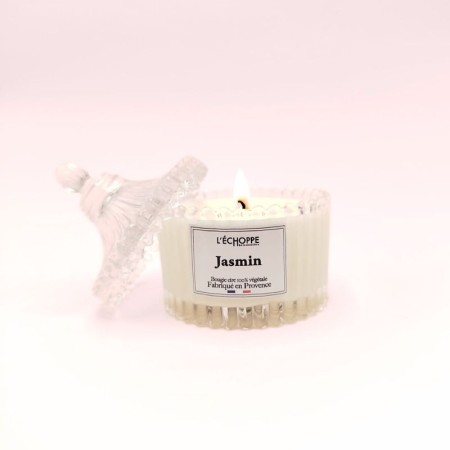 Bougie bonbonnière cirque - Parfum jasmin